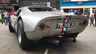 Porsche 904 Carrera GTS Startup and driving in LONDON [upl. by Nosnor]