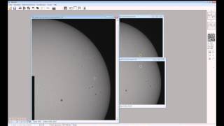 Entstehung einer Sonnenaufnahme im Weißlicht  Teil 5  Deconvolution und Mosaik mit Fitswork [upl. by Cormick]