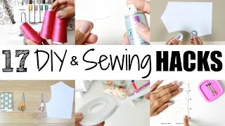 17 DIY amp Sewing Hacks  Tips [upl. by Gotthard]