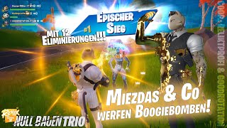 Fortnite  Trio Match  Epischer Sieg  Miezdas wirft Boogiebomben  Reliktprofi2 GoodrotationYT [upl. by Doak]