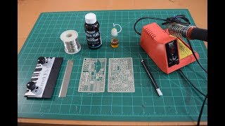 Soldering and Bending Photoetch [upl. by Nomzaj]