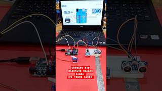 ultrasonic sensor control servo control arduinoelectronicyoutubeshortsshortsvideo [upl. by Susie195]