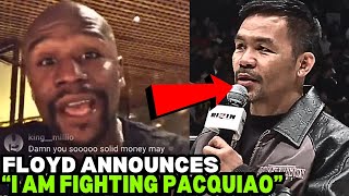 BREAKING Floyd Mayweather ANNOUNCES Rematch With Manny Pacquiao In Japan FULL VIDEO [upl. by Nancy]