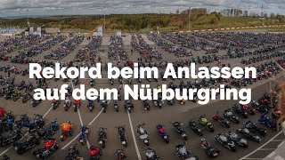 45000 Biker beim Anlassen auf dem Nürburgring [upl. by Atsirt]