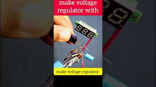 make DC voltage regulator with mosfet automobile shortsviral amazing [upl. by Graaf]