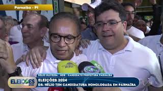 DR Hélio tem nome confirmado em convenção como candidato a prefeito de Parnaíba [upl. by Wincer]