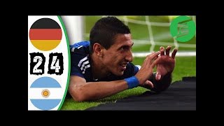 Germany vs Argentina 24  Highlights amp Goals  03 Sept 2014  Petra Metzger [upl. by Nwahsuq492]