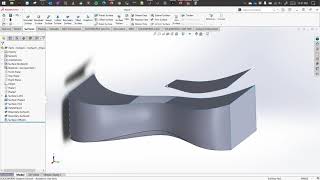 Offset Surface Solidworks Intermediate Workshop [upl. by Ellasal]