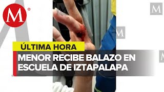 Menor introdujo un arma a escuela de Iztapalapa CdMx [upl. by Anileva]