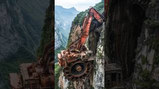 Excavator in the mountain chest entertainment shorts viralvideo funny comedy ytshort [upl. by Collete358]