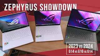 2024 Asus Zephyrus G14 vs G16 vs 2023 G14  Which Laptop is Best in 2024 [upl. by Natan463]