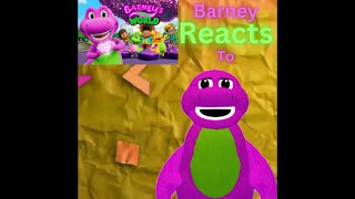 Barney Reacts To Barneys World Teaser Trailer🤩🌈🌟🎉 [upl. by Anahsed]