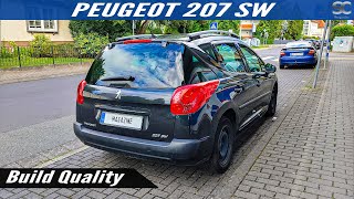 2009 Peugeot 207 SW  Build Quality [upl. by Aroled]