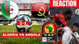 Algeria vs Angola 11 Live Stream Africa Cup of Nations AFCON Football Match Score Highlights Direct [upl. by Vallery571]