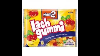 Trying Storck Nimm2 Smile Gummi Fruitgums with Vitamins [upl. by Hendry765]