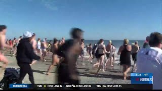 Tybee Polar Plunge to ring in the new year [upl. by Toll]