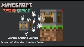 Minecraft  Crafters Crafting Crafters [upl. by Yblek387]