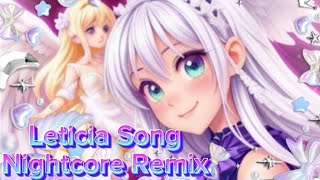 Leticia song English Version Nightcore Remix in Description [upl. by Friedrick]