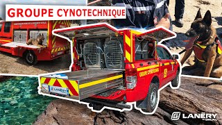 Véhicule groupe cynophile pompier sur Ford Ranger par Lanéry by Gruau 59 [upl. by Ilsel]