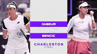 Ons Jabeur vs Belinda Bencic  Charleston 2022 Finals [upl. by Sarchet]