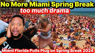 Miami Florida Says No More to Visitors Coming to Party For Spring Break [upl. by Druci]