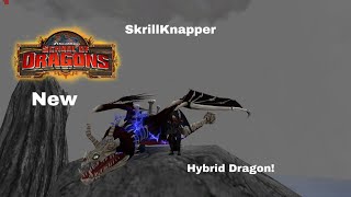 School of Dragons New Hybrid Dragon SkrillKnapper [upl. by Arbed]