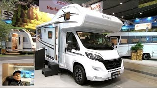 Etrusco A 7300 DB RV Camper Van A7300 by Hymer group Fiat Camping car walkaround and interior V0029 [upl. by Arotak]