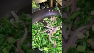 Sauteed Kale in Red Onions Changed My Life in 2024 Healthy kale shorts [upl. by Eimile499]