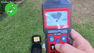 Robot Lawn Mowers Australia  NF826 Wire Break Locator [upl. by Melbourne]