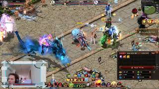 Eudemons Online Warrior  Rampage  Most OP class  Evil abyss [upl. by Kohcztiy]