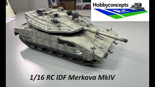 116 RC IDF Merkava MkIV Tank  Unboxing Review amp Painting  Heng Long [upl. by Beore763]