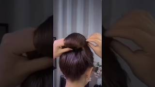 Hair style for short hair ✨🤍💓hairstylesforgirls girltherapy shortfeeds hairstyling shortvideo [upl. by Ynnus]