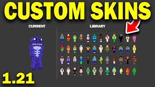 How to Get Custom Skins in Minecraft Java 121 [upl. by Nnylrefinnej]