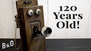 1900s Antique Telephone Restoration [upl. by Oflunra]