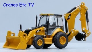 Norscot Caterpillar 450E Backhoe Loader by Cranes Etc TV [upl. by Nillad]