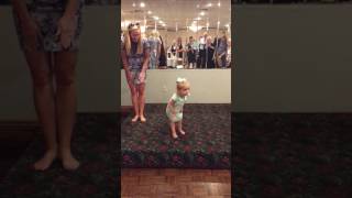 2 year old Irish Dancing The 3 Tunes at family gathering [upl. by Yssac]