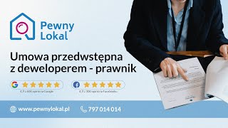 Umowa przedwstępna z deweloperem  prawnik [upl. by Cestar470]