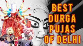 10 Most Famous Durga Pujas of C R Park Delhi  Biggest Bengali Festival  Best Pandal Hopping Ideas [upl. by Annirtak830]