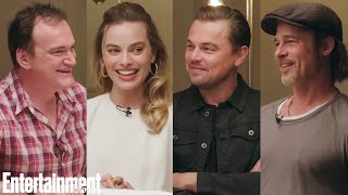 Once Upon A Time In Hollywood Roundtable Brad Pitt Leonardo DiCaprio More  Entertainment Weekly [upl. by Asirrom516]