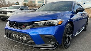 2024 Honda Civic Si  Aegean Blue Metallic  HPD Package  Walkaround [upl. by Ddet]