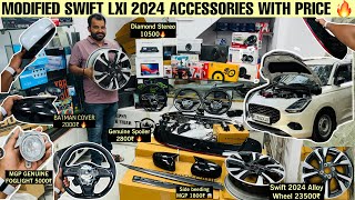 Unveiling the Swift 2024 Accessories 🔥 Swift modified 2024🔥swift lxi to zxi Modification🔥 [upl. by Lawlor976]