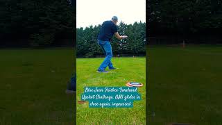 Forehand Upshot Challenge GM1 impressive flight to under 10 ft discgolf [upl. by Nirihs]