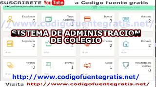 codigo fuente de un sistema de control escolar en php y mysql [upl. by Esylle]