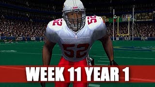 I MIGHT BE THE BEN MCADOO OF MADDEN 2004 Madden 2004 Cardinals Franchise vs Browns S1W11 [upl. by Iveksarap591]