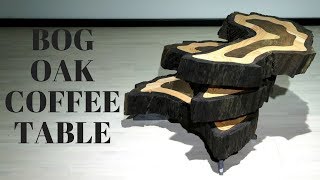 Bog oak coffee table robot project [upl. by Elah866]