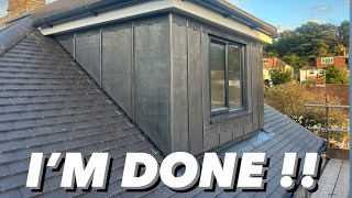 Cladding The Dormer In Lead WORKING ON MY OWN HOUSE EPISODE 9 PART 3 [upl. by Dhruv]