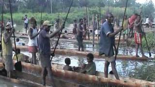 sago larvae ceremony  Sawa Asmat Papua [upl. by Ib]