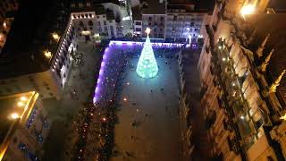 Vista a pájaro de la carrera de la San Antón desde un dron Jaén 130124 [upl. by Cynara]