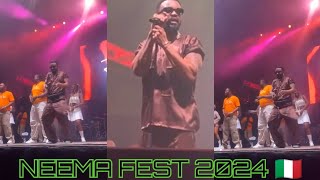 PERFORMANCE DE FALLY IPUPA AU FESTIVAL quotNEEMA FESTquot A MILAN ITALIE 🇮🇹  DIMANCHE 21 JUILLET 2024 [upl. by Lesde]