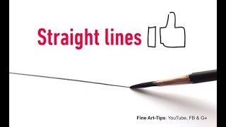 How to Draw a Straight Line Freehand Without a Ruler  Tips and Hacks [upl. by Mathilde]